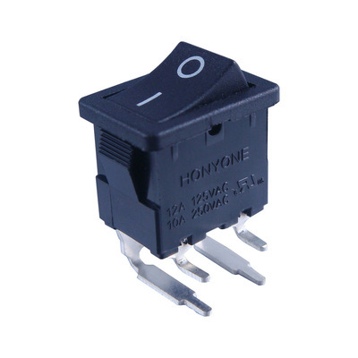 【供應4腳船型開關、21*15兩檔船型開關,MR6小家電用翹板開關DPST】價格,廠家,圖片,電工開關,惠州宏利源電器-